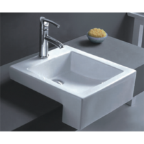 ECT Massimo Semi-recess square basin